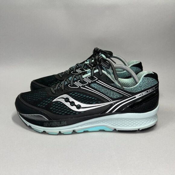 Saucony Echelon 7 Running Shoes Women's 10.5 Black Athletic Training Sneakers - Picture 5 of 12